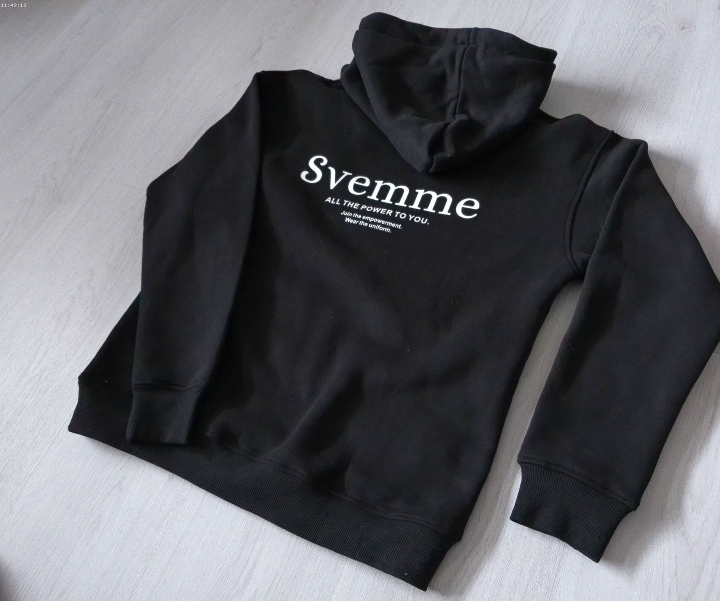 Svemme uniform - black hoodie